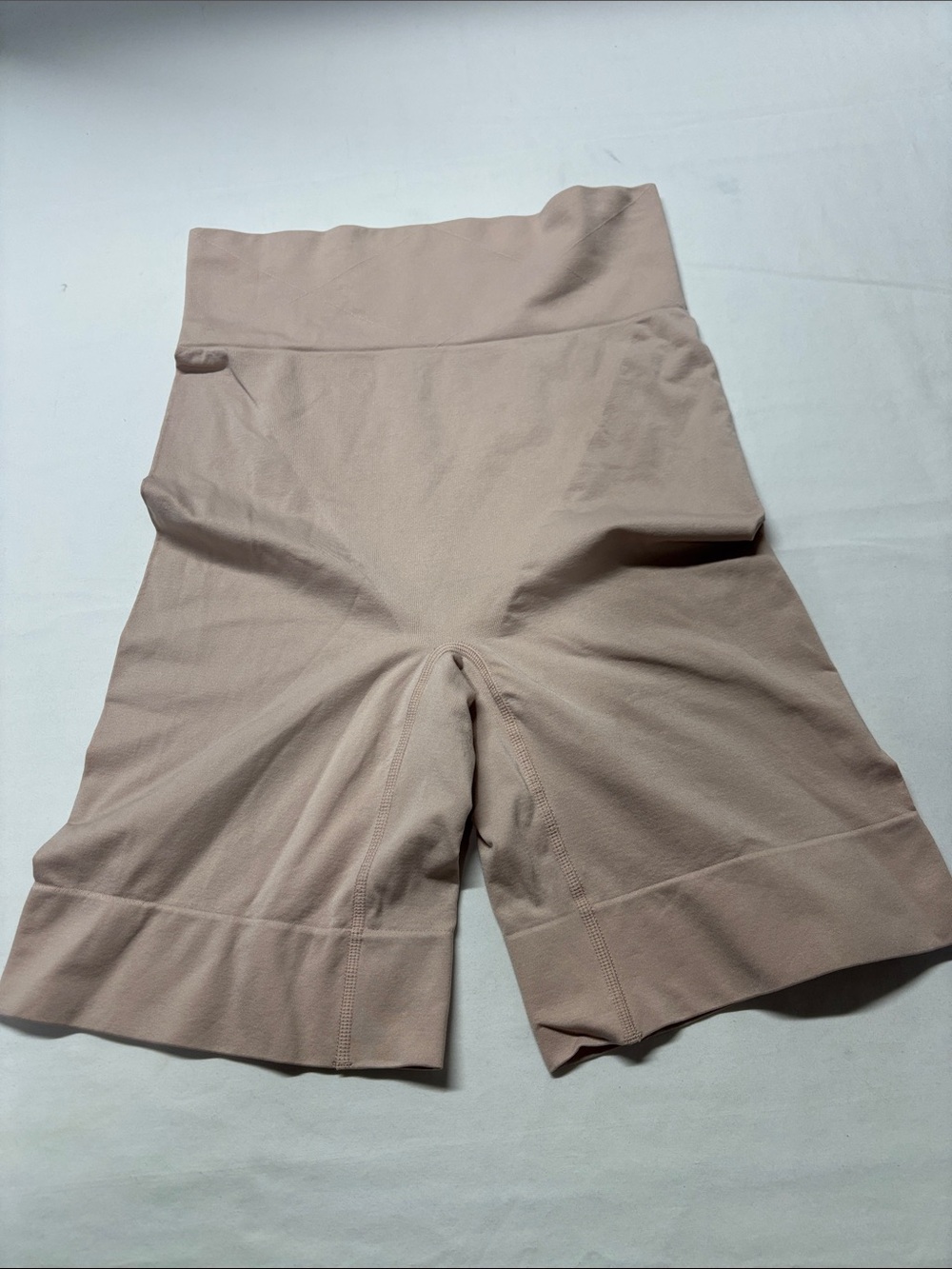 High-Waist Seamless Shaping Shorts in Nude Tone